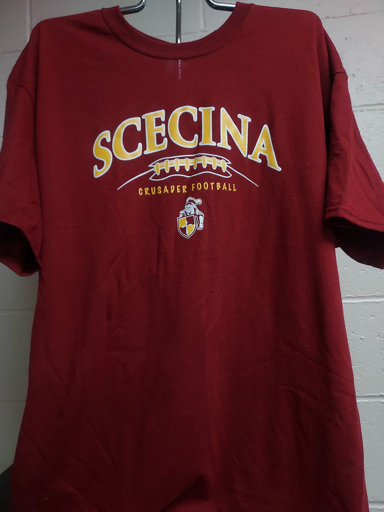 Scecina Crusader Football T-Shirt