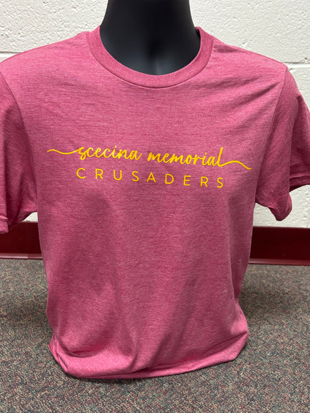 T-shirt Short Sleeve Crusader Script