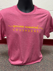 T-shirt Short Sleeve Crusader Script
