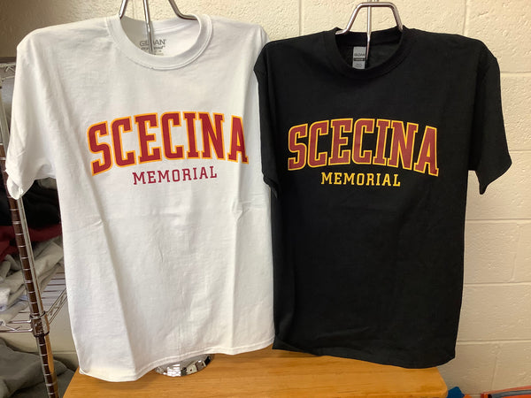 Scecina Memorial T-Shirt Black and Grey